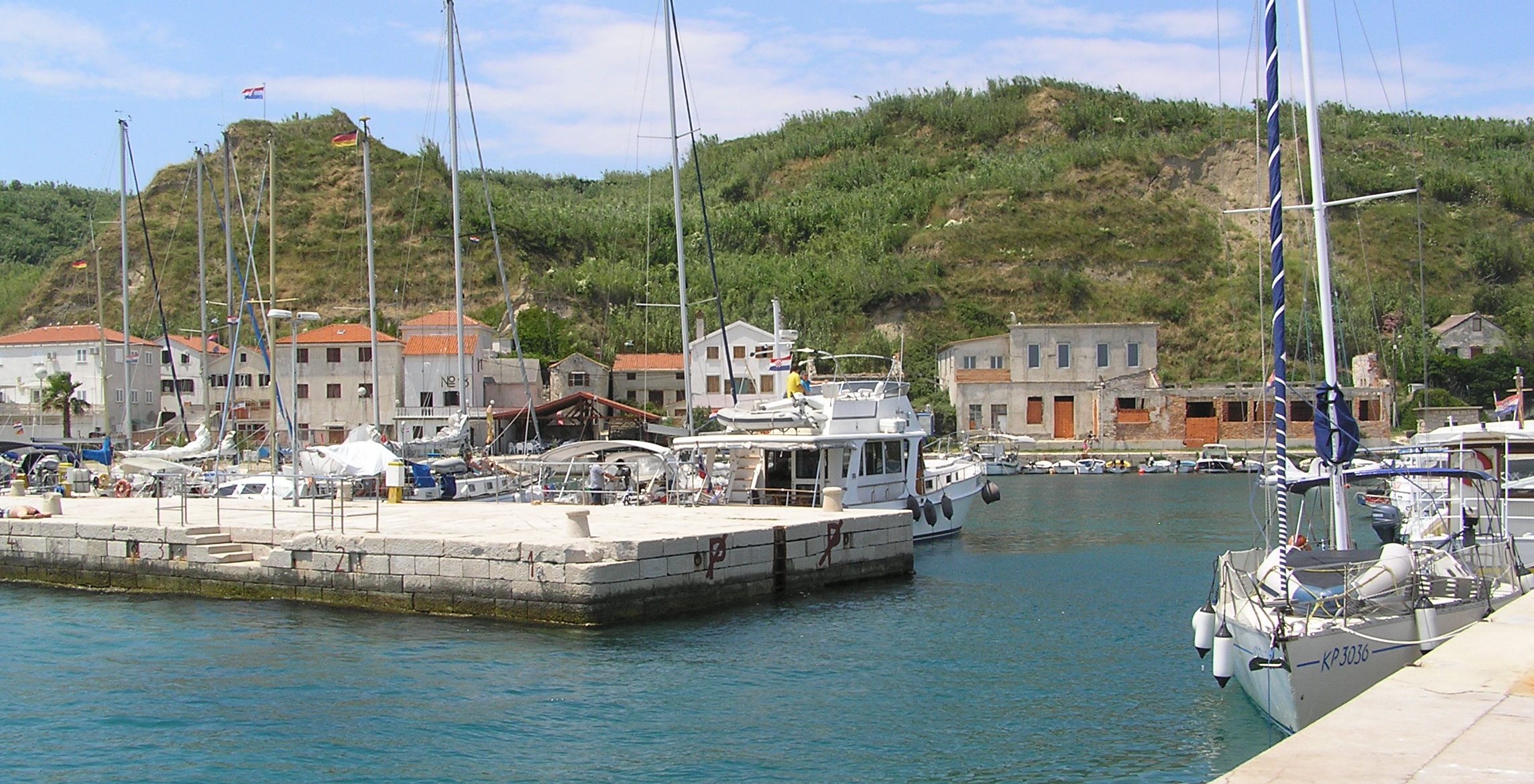Hafeneinfahrt Susak