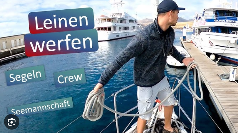 Leinen werfen – Foto aus dem Onboarding